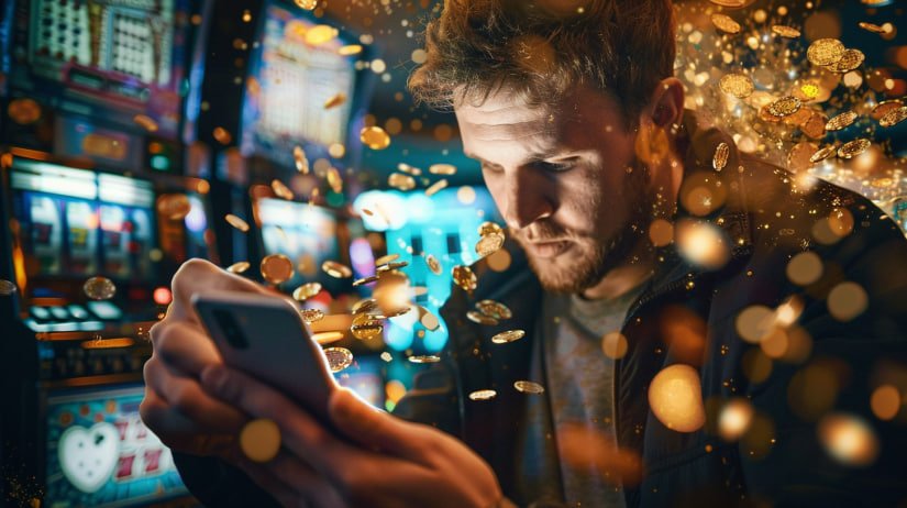 Filipino player enjoying online bingo on a mobile phone via bet 2026